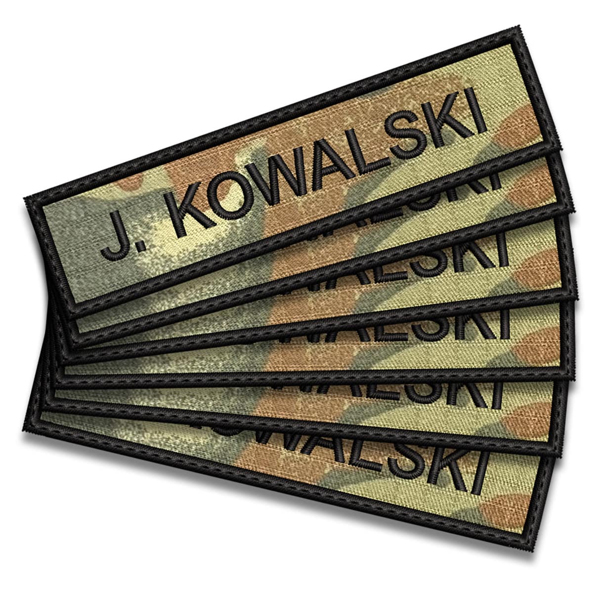 STRAŻ GRANICZNA nazwisko imiennik SG na mundur naszywka REGULAMINOWA x6