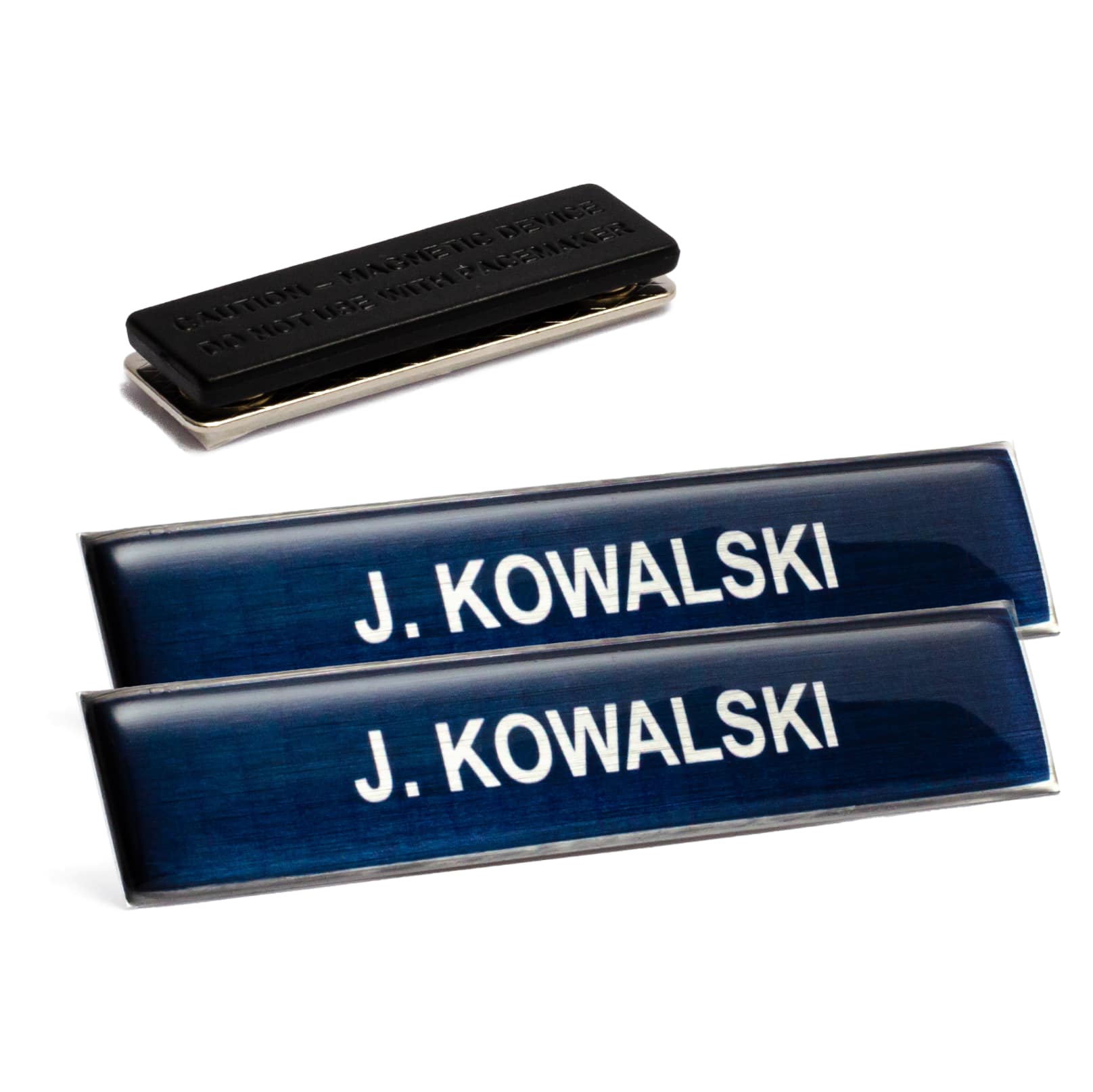 Identyfikator imienny imiennik Służby Więziennej SW na magnes ZESTAW 2 SZT.