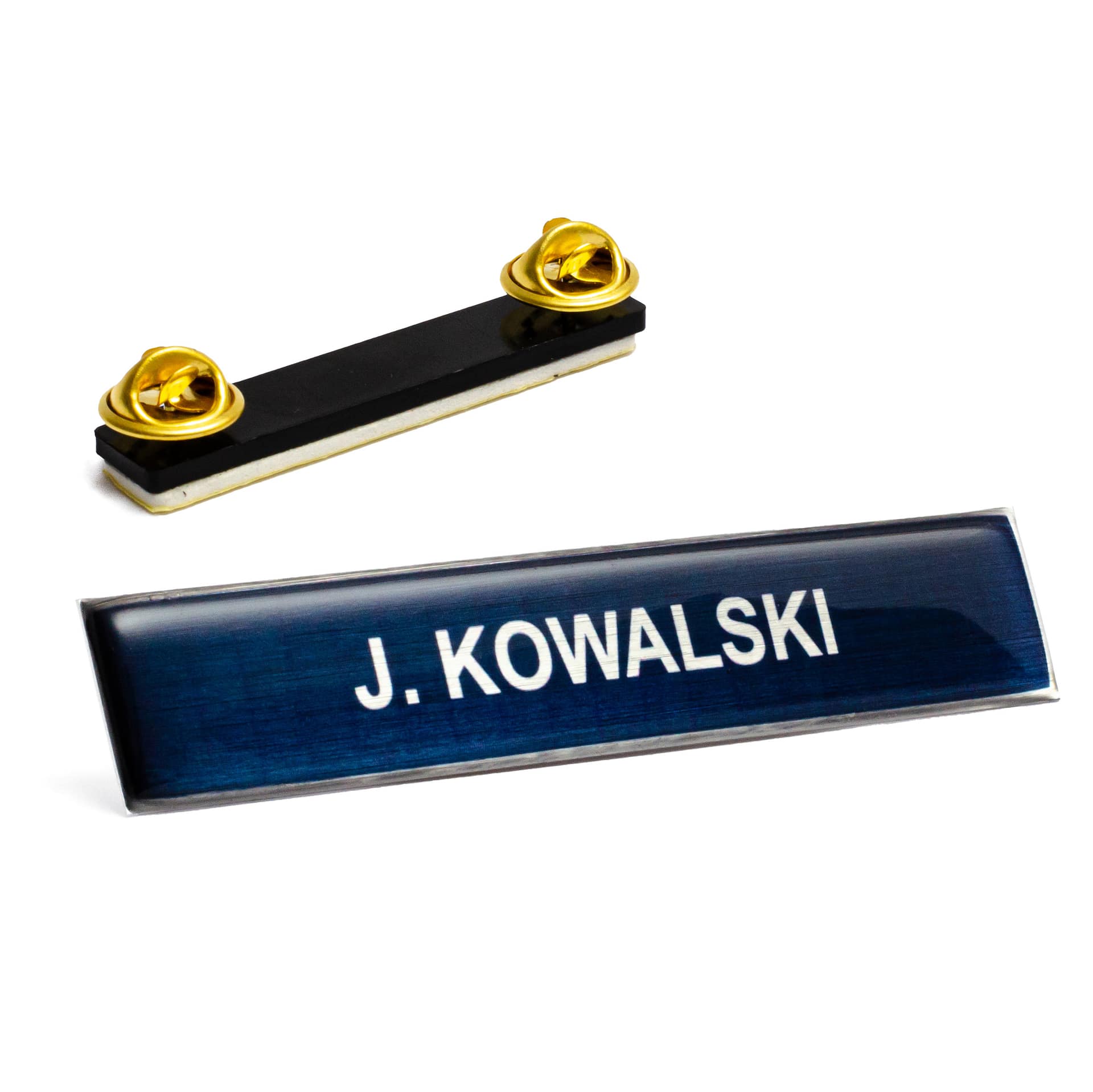 Identyfikator imienny imiennik Służby Więziennej SW aluminiowy na pinsy