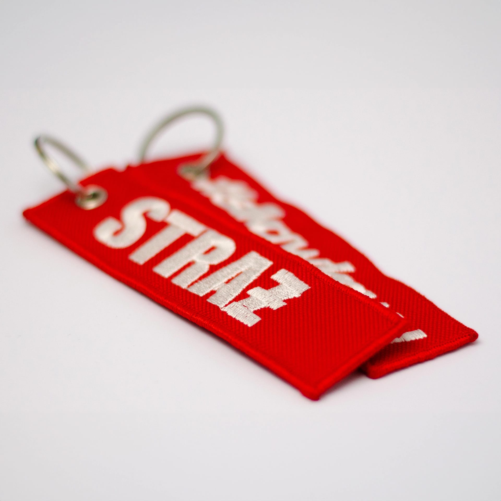 Brelok haftowany #sikawkowy STRAŻ zawieszka do kluczy