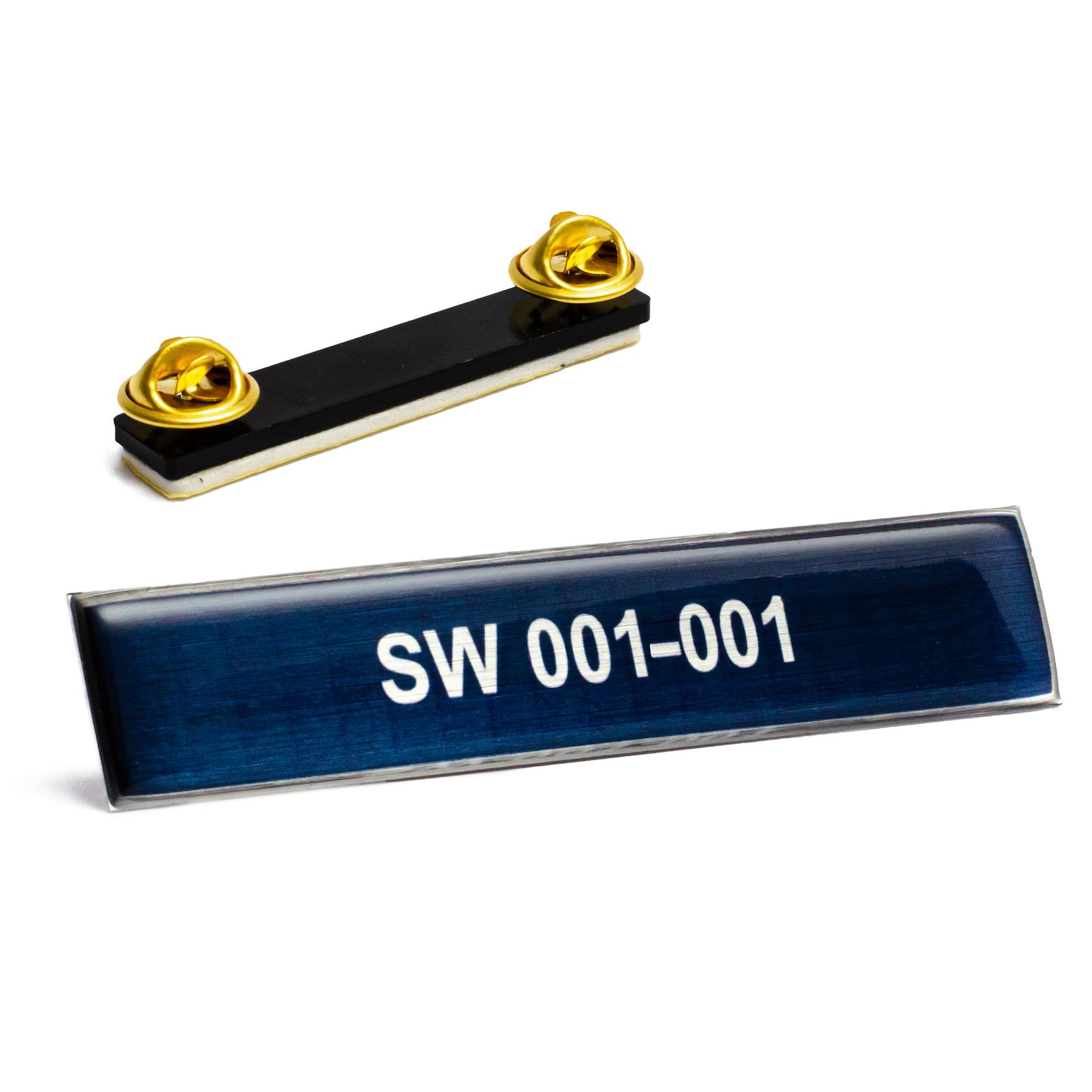 Identyfikator numeryczny Służby Więziennej SW aluminiowy na pinsy