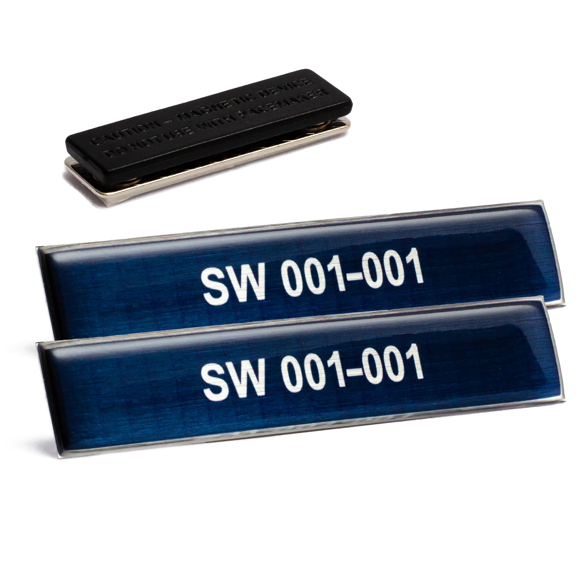 Identyfikator numeryczny Służby Więziennej SW na magnes ZESTAW 2 SZT.