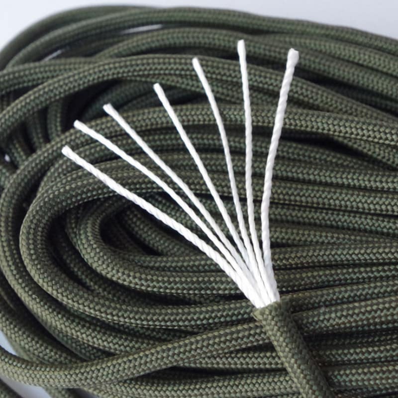 Linka Paracord Premium Strength BSH ADVENTURE BR-006A Zielona