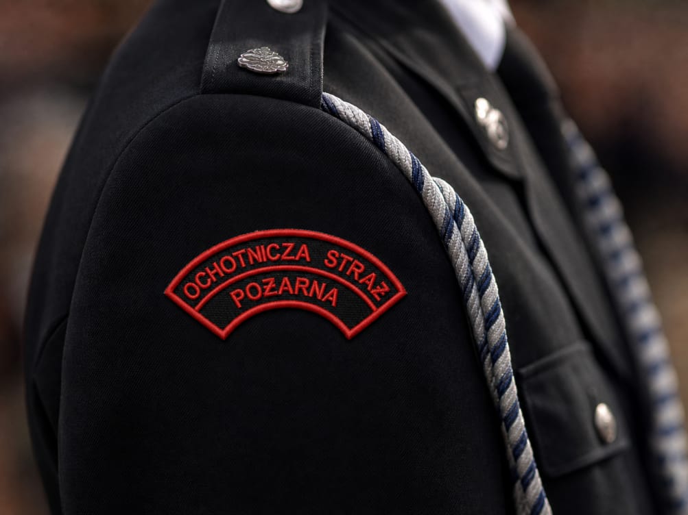 ŁUCZEK OSP NA MUNDUR GAOWY OCHOTNICZA STRAŻ POŻARNA PÓŁKSIĘŻYC
