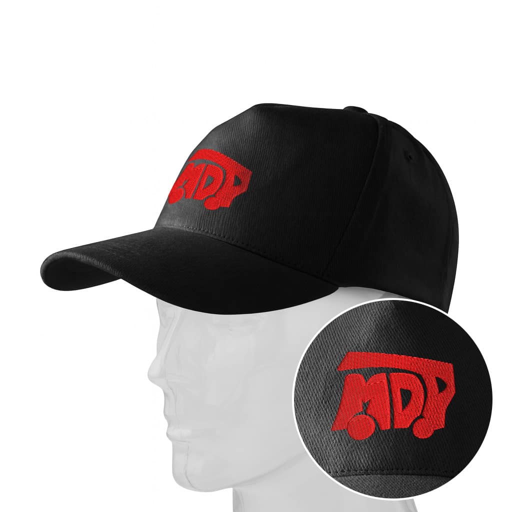 da028f163b0a2d0b5bc72e08dc2abf18.jpg Czapka z daszkiem MDP straż pożarna OSP czarna z czerwonym logo haft