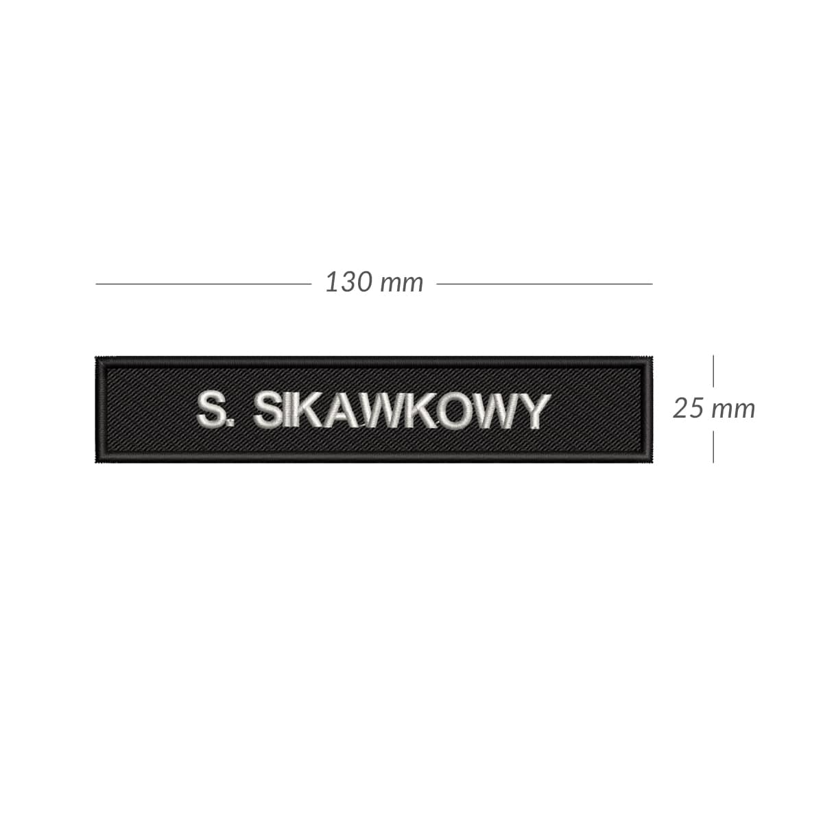 9bcb24ed13b8a98dba1cd814e922618c.jpg Imiennik Policyjny Nazwisko POLICJA identyfikator HAFTOWANY CZARNY x4 SZT.