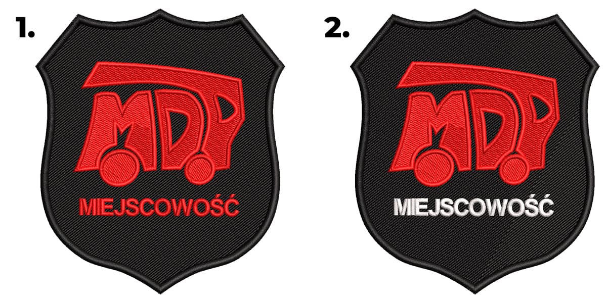 wzor-mdp-1i2 Naszywka MDP OSP emblemat logo haftowany Ochotnicza Straż Pożarna 3 WZORY