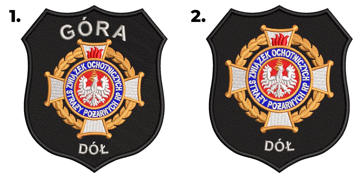 wzor-zosp-1i2 Naszywka emblemat znak ZOSP RP