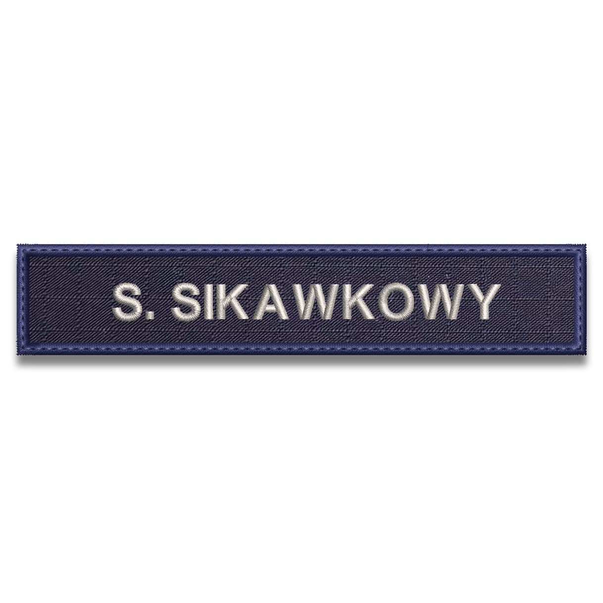 Imiennik Policyjny Nazwisko POLICJA identyfikator HAFTOWANY GRANATOWY