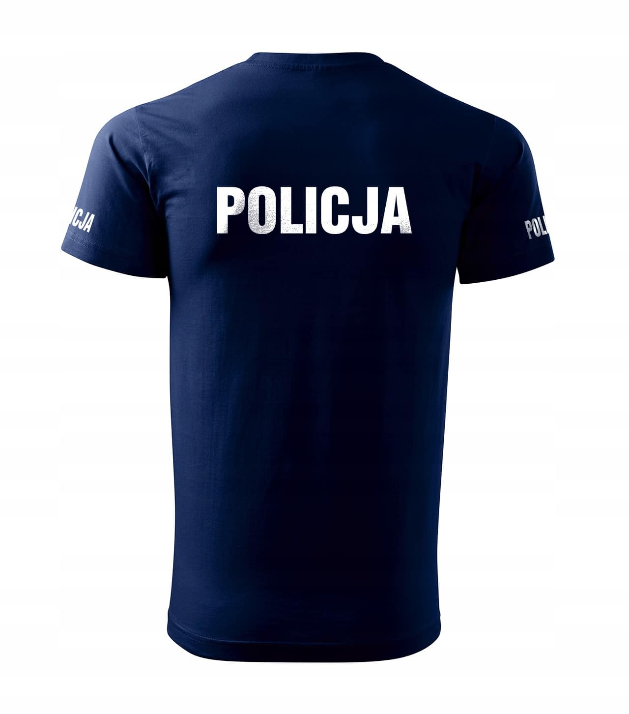 KOSZULKA POLICJA TSHIRT DLA POLICJANTÓW REGULAMINOWA ODBLASKOWY NAPIS