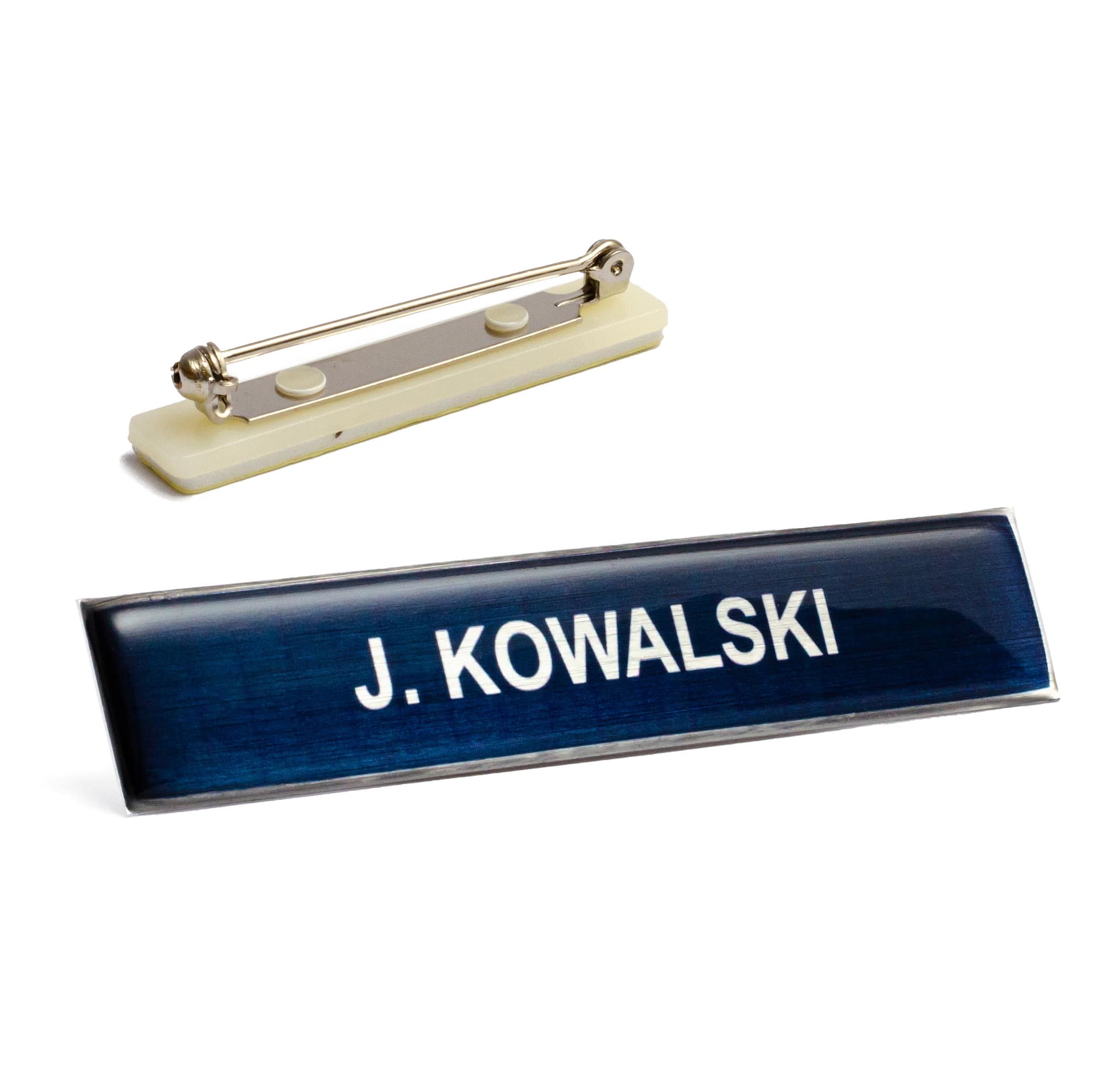 Identyfikator imienny imiennik Służby Więziennej SW aluminiowy na agrafkę