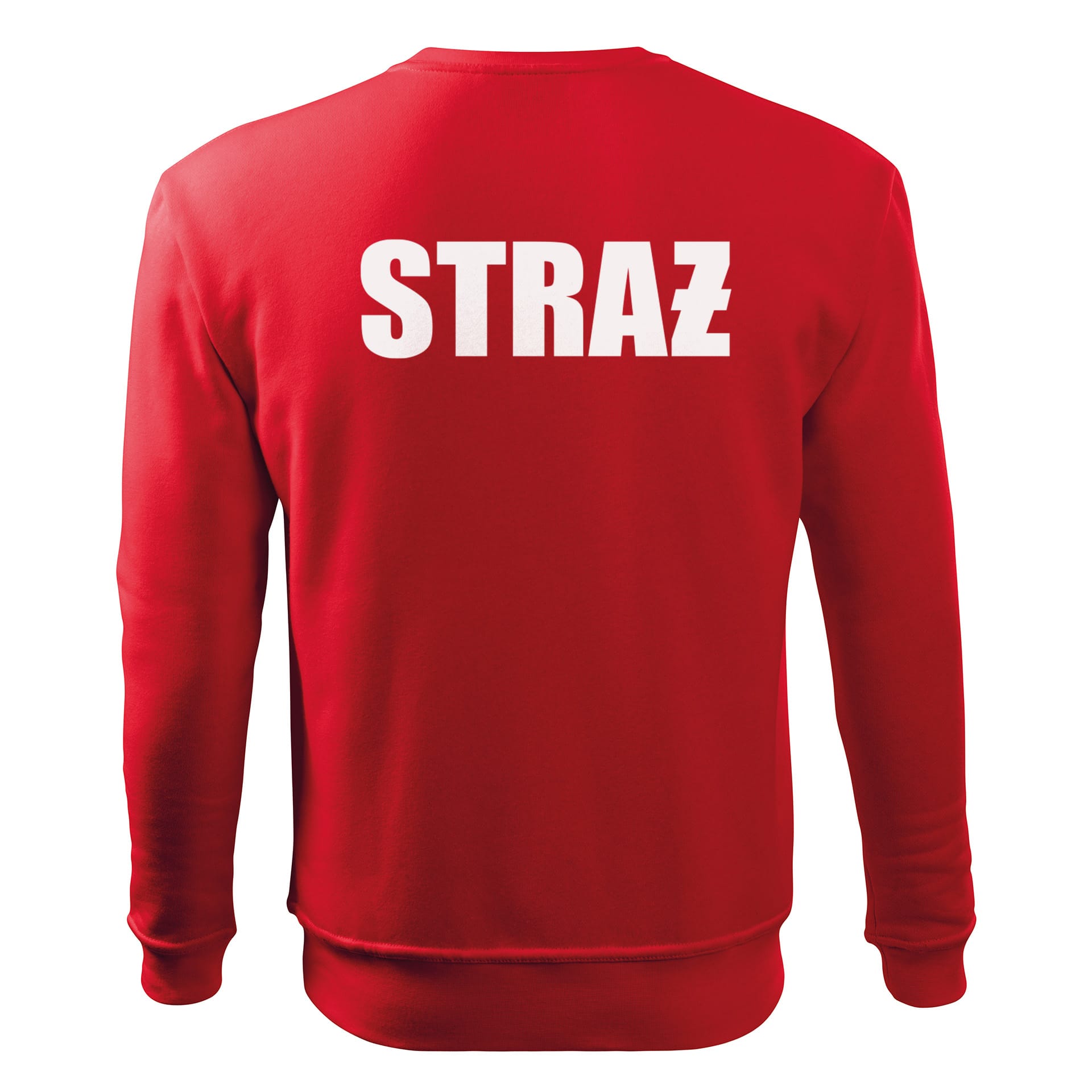 Bluza z logo MDP czerwona z białym napisem STRAŻ