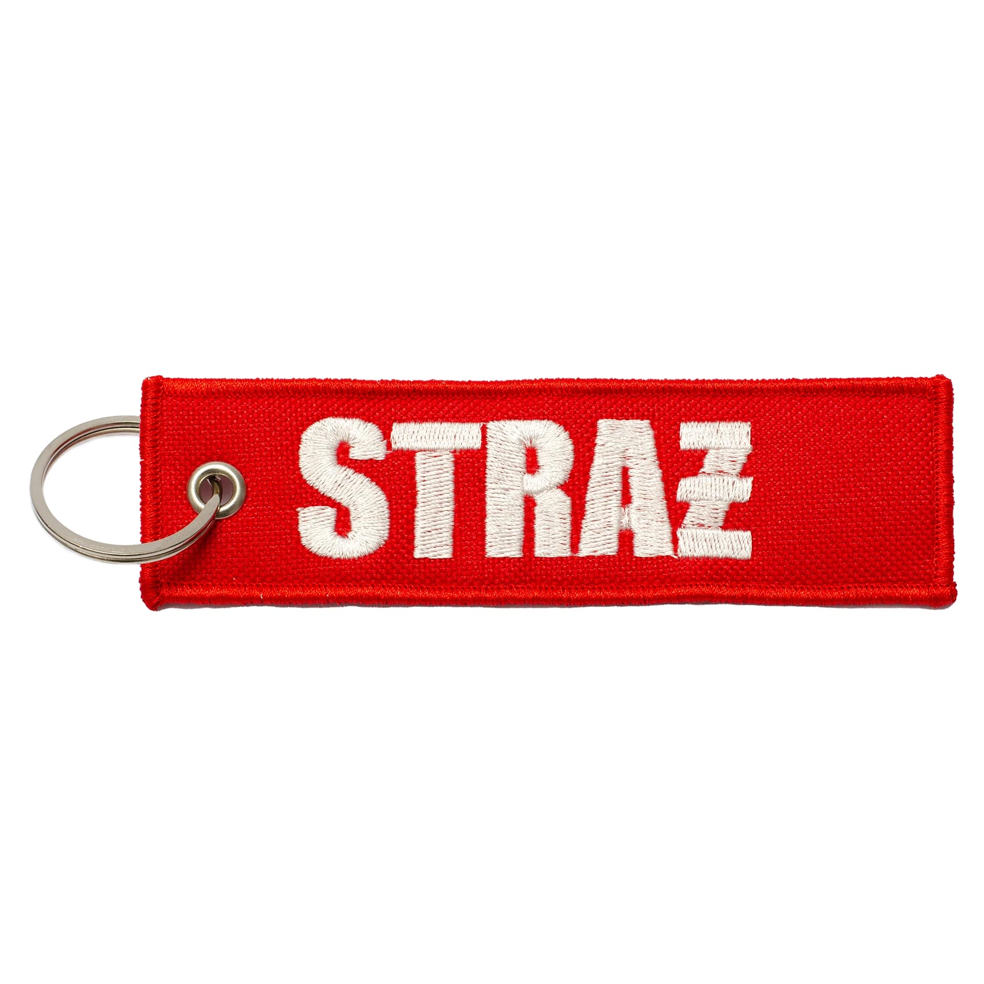 Brelok haftowany #sikawkowy STRAŻ zawieszka do kluczy