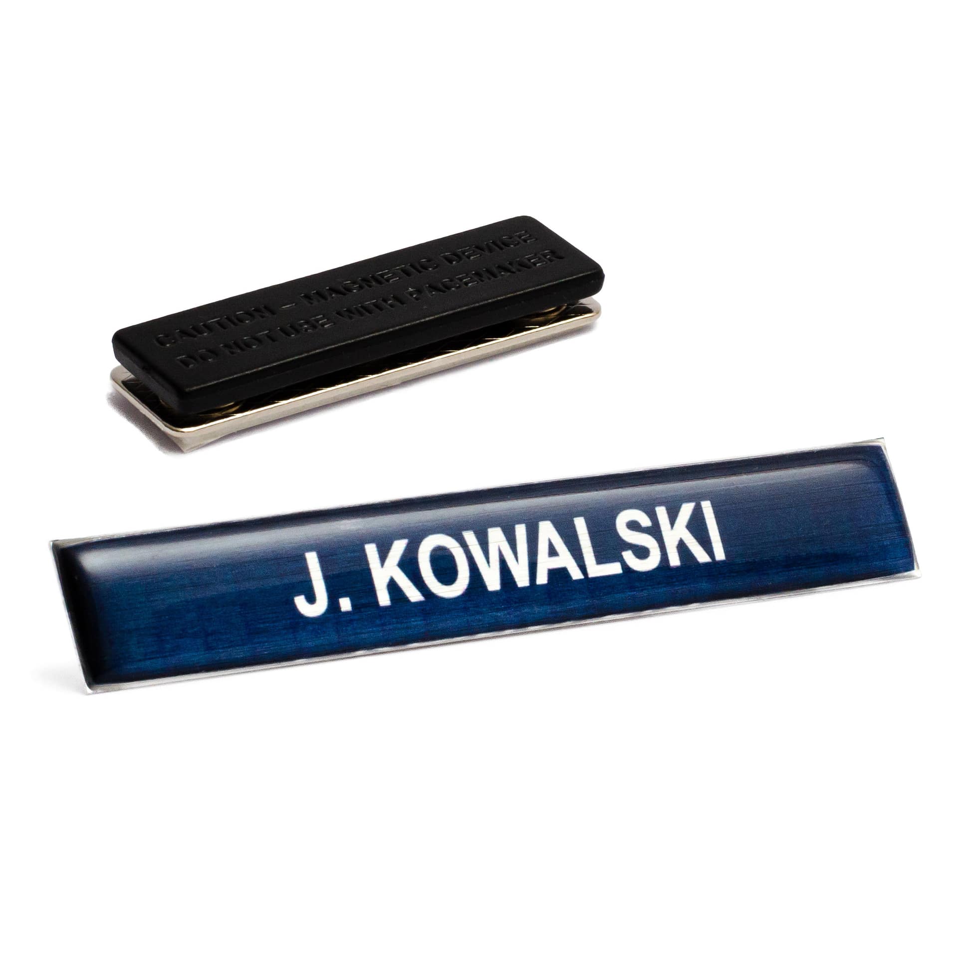Polimerowy Identyfikator imienny imiennik POLICJA aluminiowy na magnes