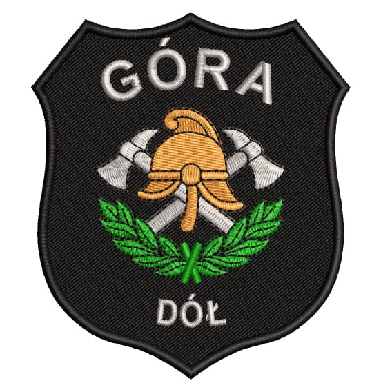 Naszywka OSP toporki emblemat haftowany Ochotnicza Straż Pożarna