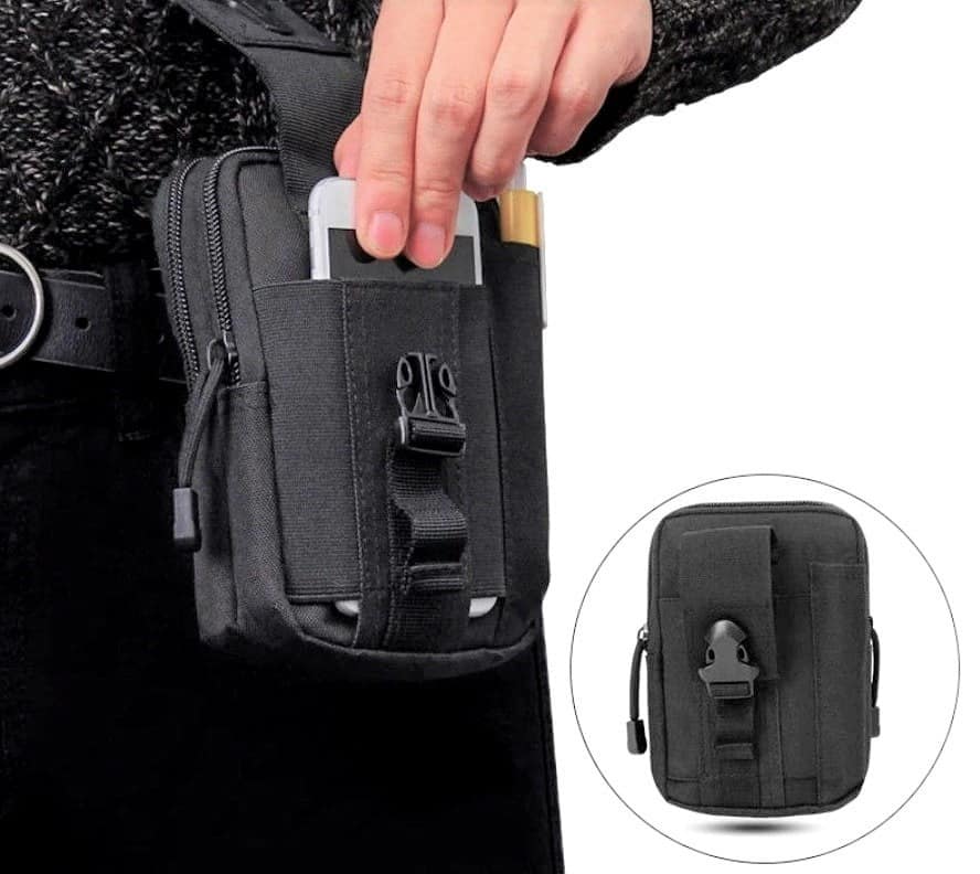 Zestaw Survivalowy – Saszetka + Nóż składany + Bransoletka + Multitool